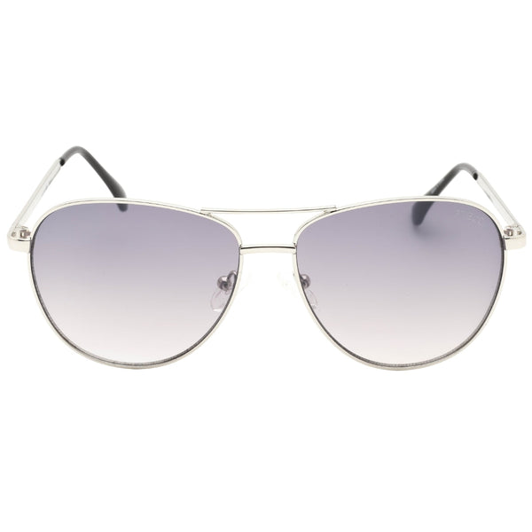 Guess Gradient Smoke Lens Silver Sunglasses GF6157 10B
