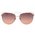 Guess Gradient Bordeaux Lens Shiny Rose Gold Sunglasses One Size