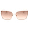 Guess Gradient Brown Lensed Matte Rose Gold Sunglasses GF6158 29F