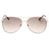 Guess Gradient Brown Lens White Framed Rose Gold Sunglasses GF6181 21F