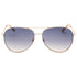 Guess Gradient Blue Lensed Shiny Rose Gold Sunglasses GF6181 28W