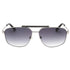 Guess Gradient Smoke Lens Shiny Dark Silver Sunglasses GU00054 06B