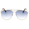 Guess Gradient Blue Lens Gold Sunglasses GU00059 32W