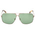 Guess Green Lens Gold Sunglasses One Size
