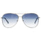 Guess Round Shiny Dark Nickeltin Sunglasses GU5206 10W