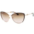 Guess Cat Eye Shiny Dark Brown Sunglasses GU7744G