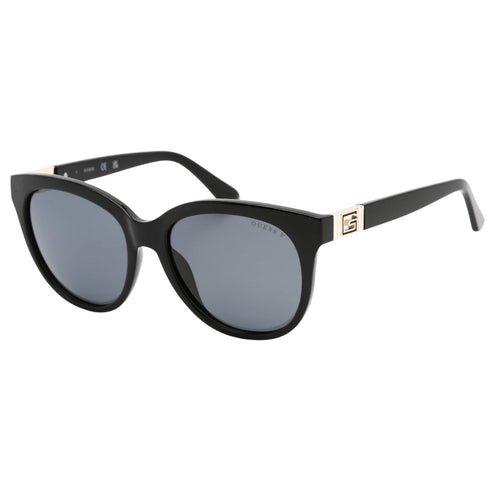 Guess Smoke Polarized Lens Shiny Black Sunglasses GU7850 01D