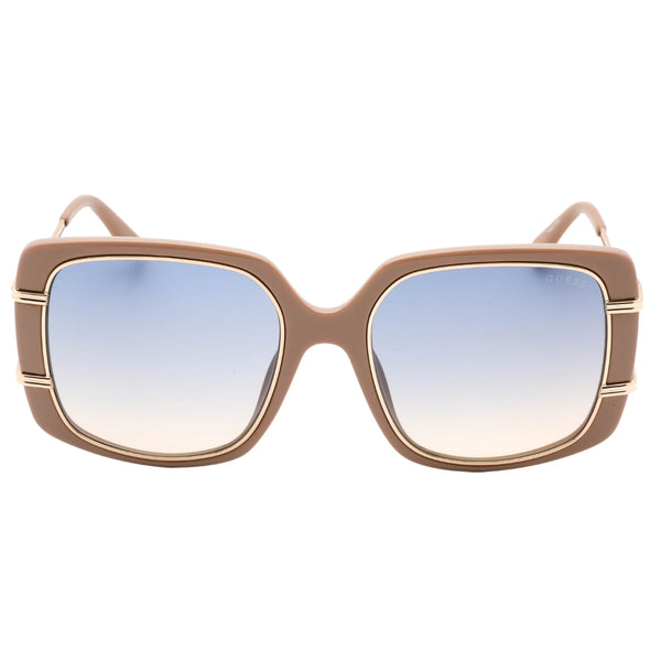 Guess Gradient Blue Shiny Beige Sunglasses GU7854 57W