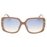 Guess Gradient Blue Shiny Beige Sunglasses GU7854 57W
