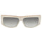 Guess Chain Design White Sunglasses One Size