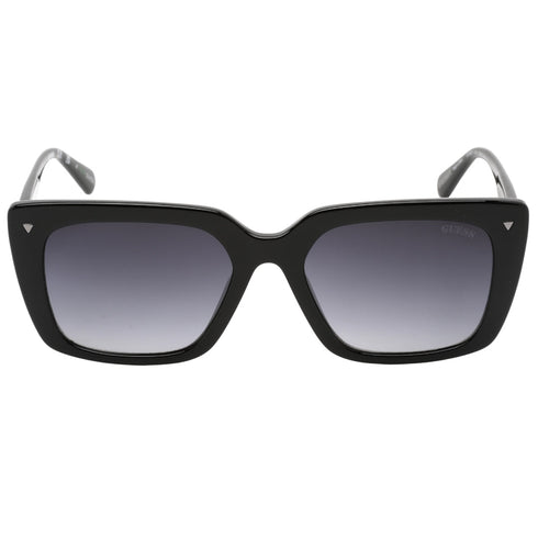 Guess Gradient Smoke Lens Shiny Black Framed Sunglasses GU8243 01B