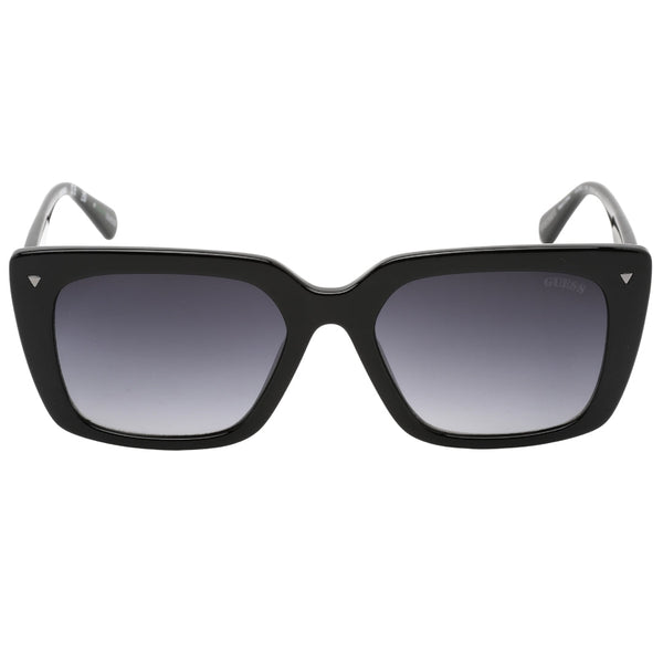 Guess Gradient Smoke Lens Shiny Black Framed Sunglasses GU8243 01B