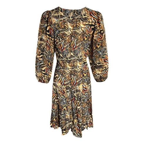 Inoa Fashion Golden Eagle 120214 Ruffled Layered Dress Womens