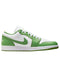 NIKE HF4823 100 Air Jordan 1 Low SE GREEN/WHITE TRAINER MENS UK 6