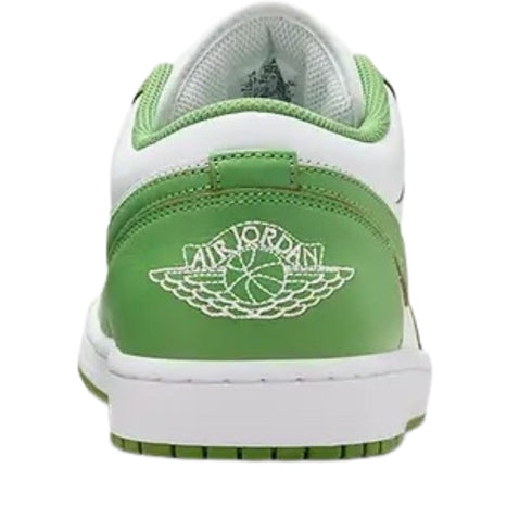 NIKE HF4823 100 Air Jordan 1 Low SE GREEN/WHITE TRAINER MENS UK 6