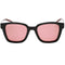 Hugo Boss Burgundy Lensed Red Detail Black Sunglasses One Size