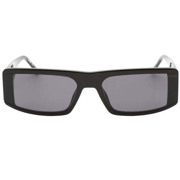 Hugo Boss Grey Rectangular Lens Black Sunglasses HG1193 0807 IR