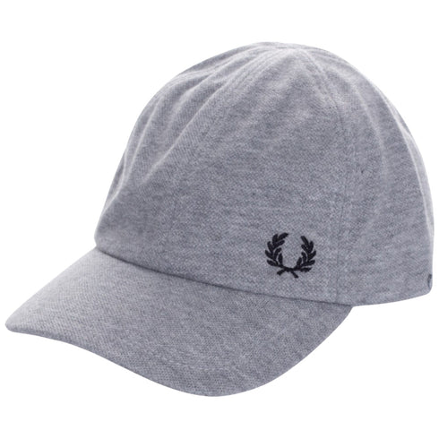 Fred Perry Brand Logo Pique Grey Classic Cap HW16500