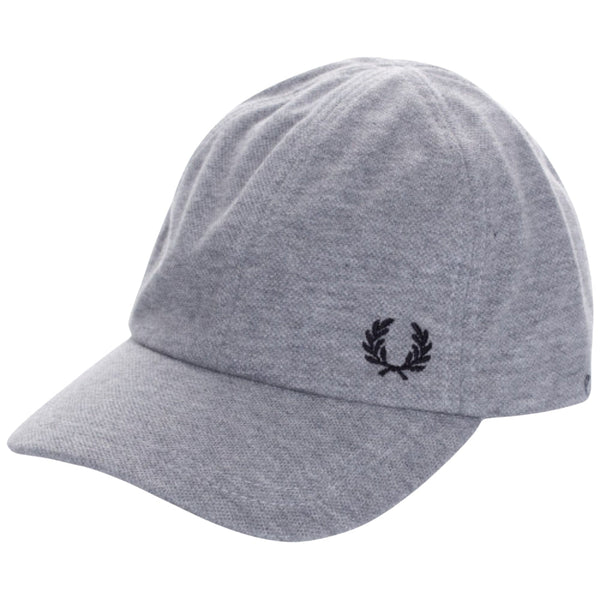 Fred Perry Brand Logo Pique Grey Classic Cap HW16500