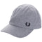 Fred Perry Brand Logo Pique Grey Classic Cap HW16500