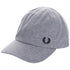 Fred Perry Brand Logo Pique Grey Classic Cap HW16500