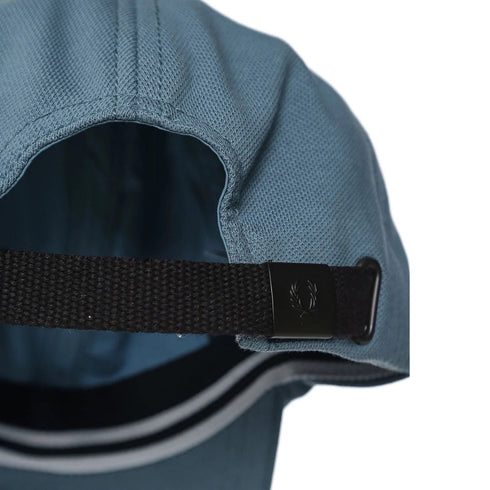 Fred Perry Brand Logo Pique Blue Classic Cap HW1650 P13