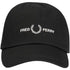 FRED PERRY HW4630 464 BLACK TWILL CAP One Size