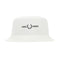 FRED PERRY HW4631 129 SNOW WHITE TWILL BUCKET HAT S