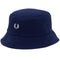 Fred Perry Brand Logo Pique Navy Blue Bucket Hat HW5650 143