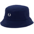 Fred Perry Brand Logo Pique Navy Blue Bucket Hat HW5650 143