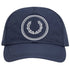 Fred Perry Hw5652 608 Navy Ripstop Cap