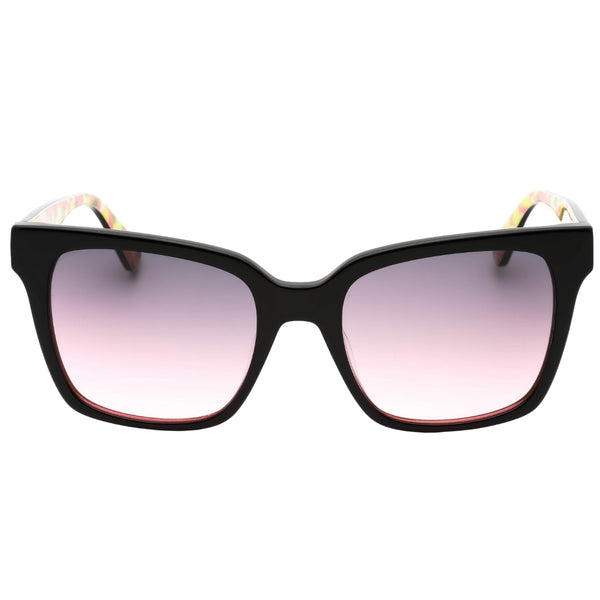 Kate Spade Harlow/G/S Grey Fuchsia Lens Black Sunglasses One Size