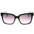 Kate Spade Harlow/G/S Grey Fuchsia Lens Black Sunglasses One Size