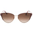 Kate Spade Ianna/G/S Brown Gradient Lens Red Rose Gold Sunglasses One Size