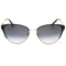 Kate Spade Dark Grey SF Lens Black Detail Gold Sunglasses One Size