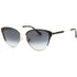 Kate Spade Dark Grey SF Lens Black Detail Gold Sunglasses One Size