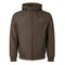 FRED PERRY J2585 Q21 BURNT TPBACCO PADDED HOODED BRENTHAM JACKET S