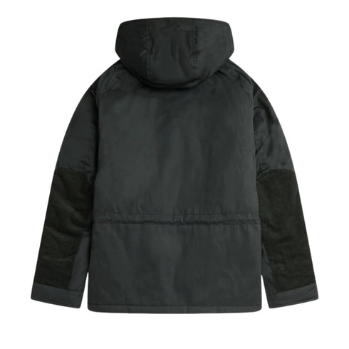 FRED PERRY J6505 Q20 NIGHT GREEN SHORT SNORKEL PARKA M