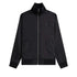 FRED PERRY J6521 102 BLACK KNITTED RIB TENNIS BOMBER XS