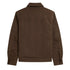 FRED PERRY J6522 Q21 BURNT TOBACCO QUILTED ZIP THROUGH JACKET S