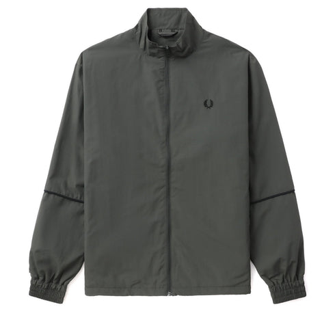 FRED PERRY J6524 638 FIELD GREEN PIPED SHELL JACKET S