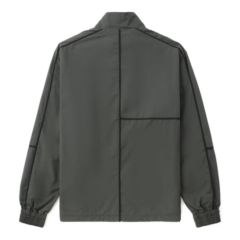 FRED PERRY J6524 638 FIELD GREEN PIPED SHELL JACKET S