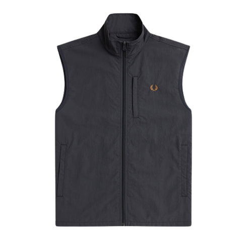 Fred Perry J7808 297 Anchor Grey Gilet Mens XS
