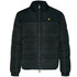 Lyle & Scott Fair Isle Reversible Black Puffer Jacket XS
