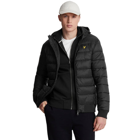 Lyle & Scott Jet Black Wadded Jacket XS