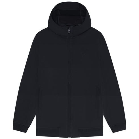 Lyle & Scott Jet Black Tonal Fleece Back Softshell XS