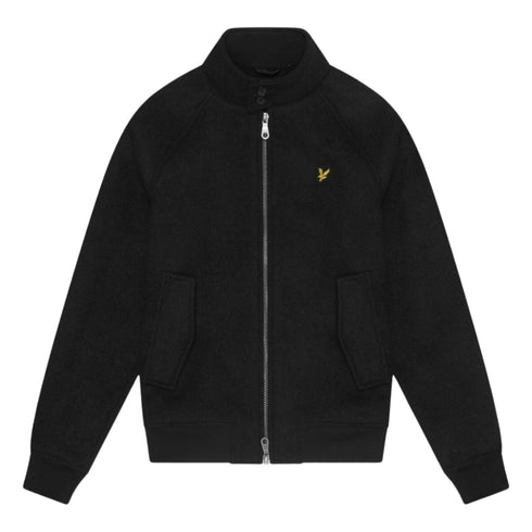 Lyle Scott Double Face Wool Jet Black Jacket