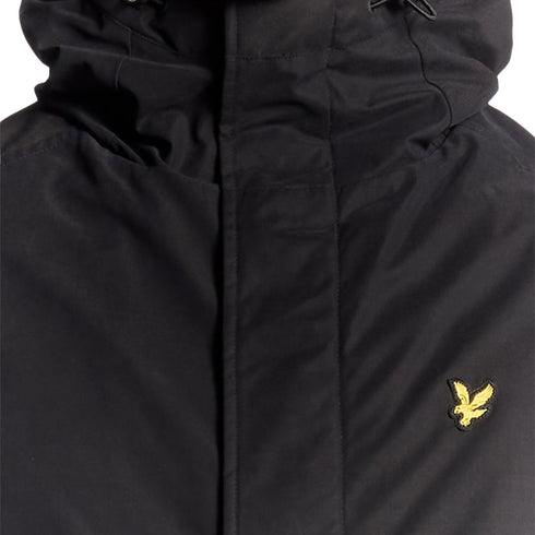 Lyle & Scott Jet Black Membrane Parka XS