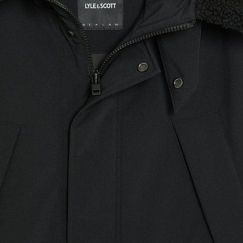 Lyle & Scott Jet Black Cold Weather Parka XS