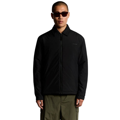 Lyle & Scott Black Collared Puffer Jacket XS